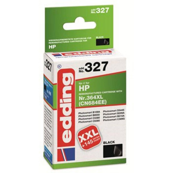 edding Ink Cartridge Replaces HP 364XL, CN684EE Compatible Black EDD-327