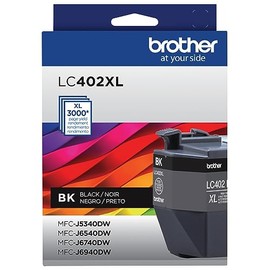 Brother Cartucho de Tinta LC402XLBKS Negro de Alto Rendimiento