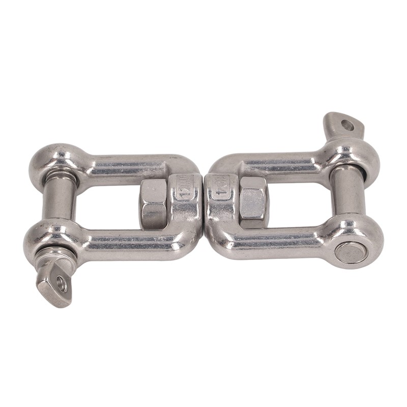 304 Stainless Steel Double Jaw Shackle Rustproof Universal Jaw Anchor