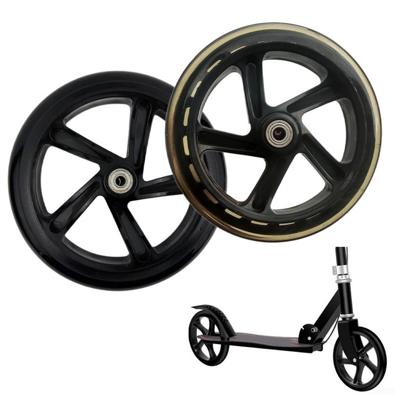 Silent PU Wheels for Scooters, Carts, Roller Skates Perfect for