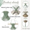 Yulejo Macrame Hat Hangers Boho Hat Rack Cowboy Hat Hanger