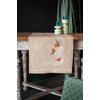 Vervaco Table Runner Cross Stitch Set Outlined, Cotton, Multicoloured, 40