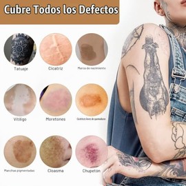 Corrector de Tatuajes, Dos Colores Juego de Corrector para Cubrir