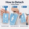 6 Pcs Hall Pass Lanyards and School Passes, Wooden Classroom