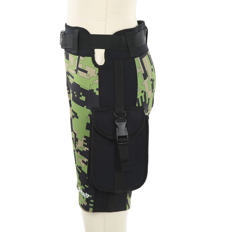Wetsuit Shorts, 2.5mm Diving Shorts for Men With Pocket, Quick
