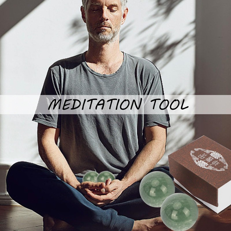 gemshan Baoding Jade Balls Tool for Hand, Shoulders, Neck, Back,