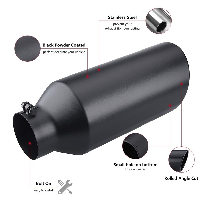 LCGP 4" inlet to 7" outlet 18" Long Universal Diesel