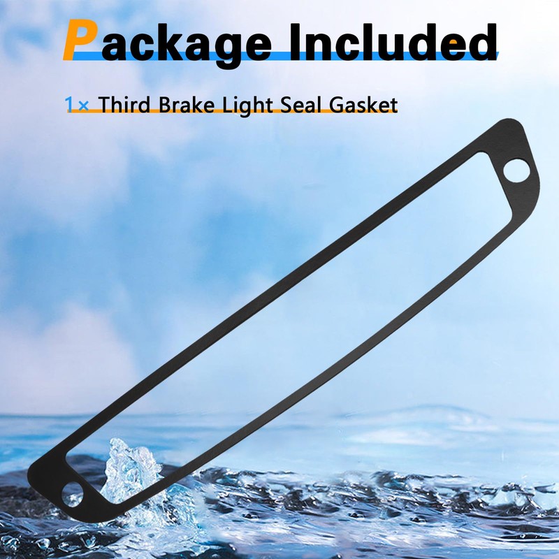 EVRBUL Thickened Third Brake Light Seal Gasket 3rd High Mount