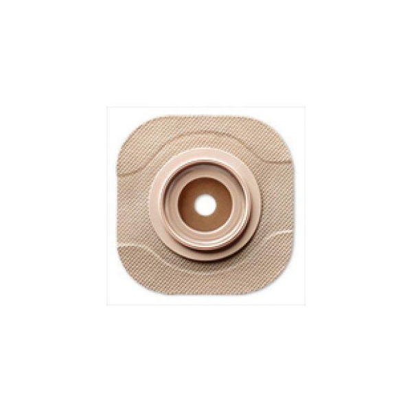 New Image CeraPlus Skin Barrier Trim to Fit, Extended Wear Tape Borders 2-1/4 Inch Flange Red Code Up to 1.75 Inch Stoma, 11203 - Pack of 5