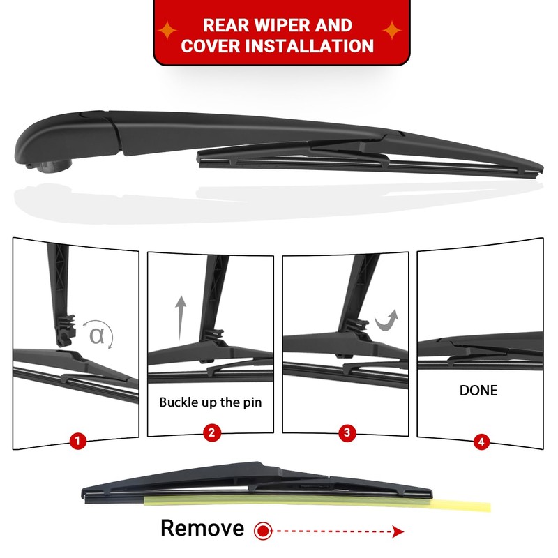 RAINTOK Windshield Wiper Blades Replacement for 2019 2020 2021 2022