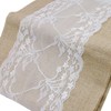 moonfarm Jute Lace Table Runner, Width 11.8 inches (30 cm),