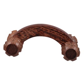 PACKOVE Wooden Hand Held Massager Four Wheel Roller Lightweight Portable Body Relaxation Tool for Neck Shoulders Back Legs with Design for Better