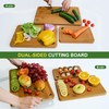 SUROQUE Bamboo Cutting Board Set of 3 for Kitchen, Chopping