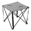 Arrowhead Outdoor Heavy-Duty Portable Camping Folding Table, 2 Cup Holders,