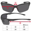 Takamiya H.B Concept Polarized Sunglasses Half Rim I-Shaped Gray Lens