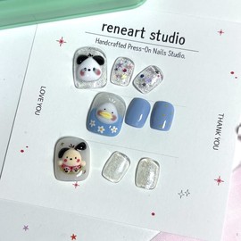 [Are] Paddy emboss art 3 types handmade nail tip Reneart tag 1 / [아르] 패디엠보아트3종 수제네일팁 르네아르택1