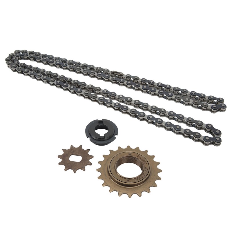 Electric Bike Sprocket Set Gold 11 Teeth Sprocket 114 Links