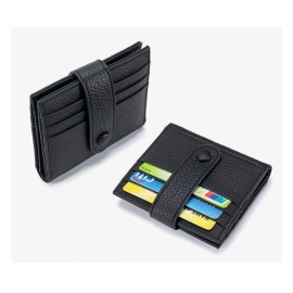 Unbranded RFID Slim Wallet for Women Small Genuine Leather Bifold Credit Card Holder Purse