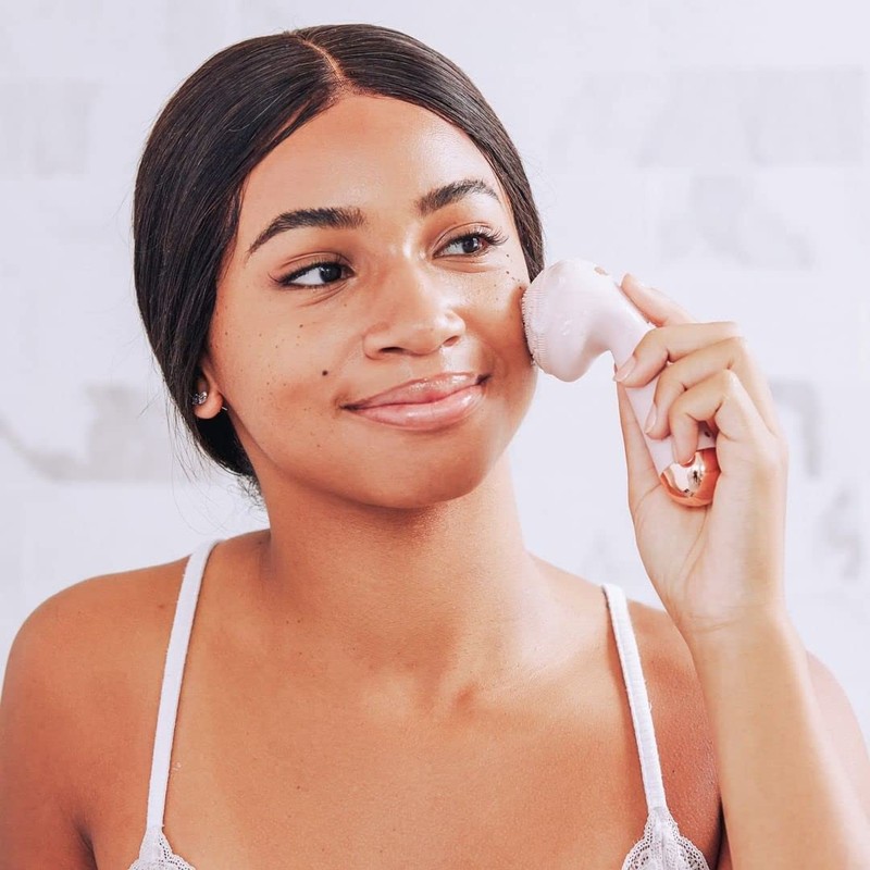 Finishing Touch Flawless Cleanse Silicone Face Scrubber and Cleanser, 1