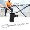 T Bar Row Platform with Chain Carabineer Clips Core Muscles