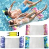 Swimming pool inflatable hammock, 5-piece set, including 3 water hammocks