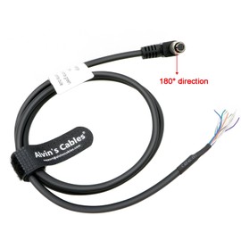 Alvin's Cables Hirose 8 Pin Female Right Angle HR25-7TP-8S to Open End High Flexible Cable for IDS, Allied Vision GigE, DAHENG Imaging Industrial Cameras 1m| 39.4 Inch