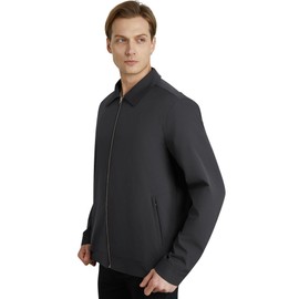 WULFUL Men's Lightweight Jackets Casual Windbreaker Stylish Light Golf Work Dress Business