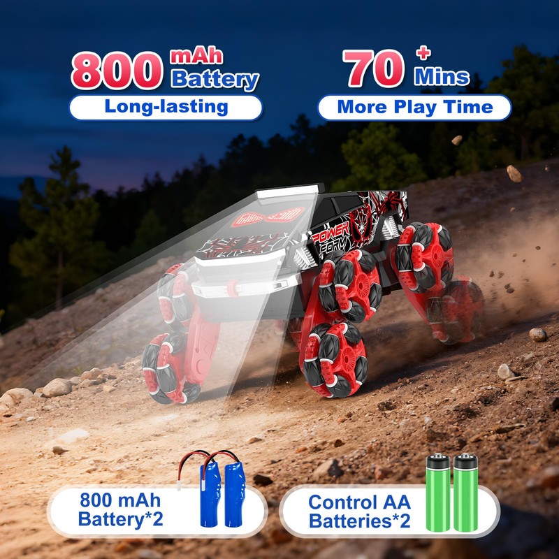 8WD Gesture Sensing RC Stunt Car Toys for Boys, Spider