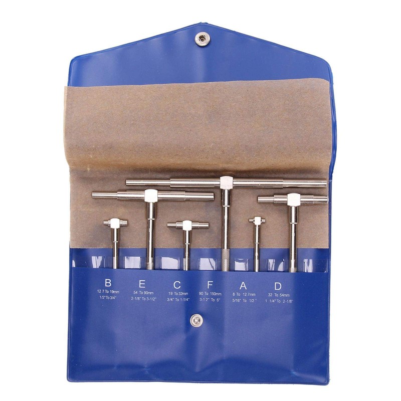 Dapetz ® Micrometer Kit - 6Pcs Set Telescopic Gauge Set