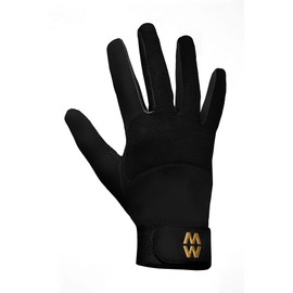Macwet Men's & Women's 1 Pair Long Mesh Sports Gloves - Black - 10.5 cm