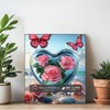 Crystal Heart Puzzles for Adults 1000 Pieces, PICKFORU Summer Beach