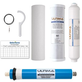Ultima 4-Stage Water-Filter System with 50 GPD Reverse-Osmosis Membrane and FPT Connect Post Filter