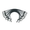 Tiousmoky 11.8" Rubber Bungee Cords Pp Heavy Duty Tarp Straps