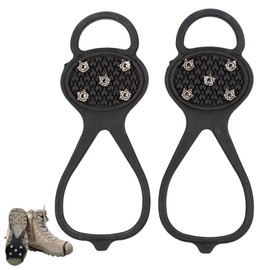 Shoe spikes, spikes for shoes, winter, shoe spikes, snow and ice, non-slip, spikes shoes, shoe claws with stainless steel spikes, crampons for shoes, non-slip shoe spikes for shoes, winter women