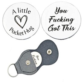 RFTWXHPN Cheer Up Gifts for Women Men You Fucking Got This Hug Pocket Token for Husband Friends Christmas Birthday Gift for Daughter Son Inspirational Motivational Gifts Pocket Hug Token Keychain