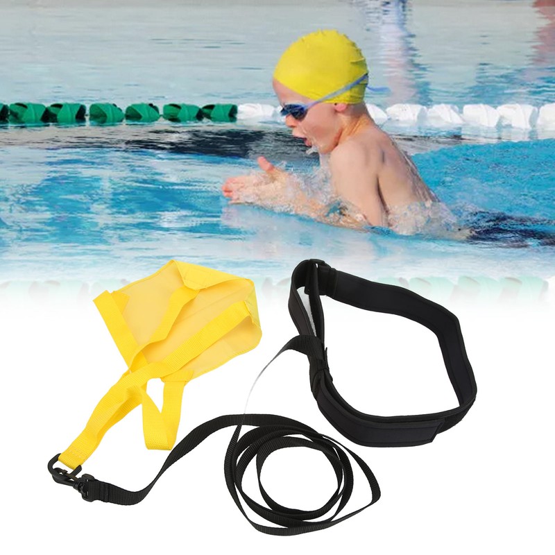 Swim Resistance Parachute Swimming Strength Training Resistance Belt for Children