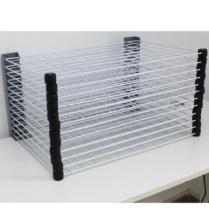INTSUPERMAI 12 Shelves Art Drying Rack Painting Drying Rack Screen