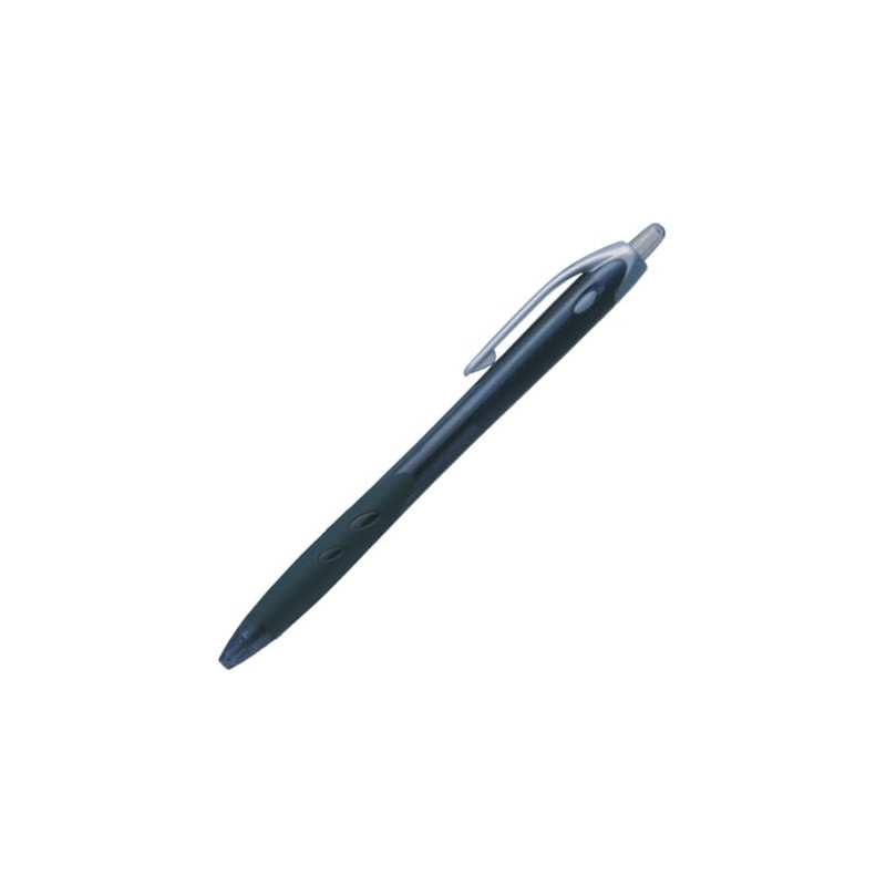 Pilot BRG100M10B Oil Based Ballpoint Pens, Rex Grip, 1.0, Black,