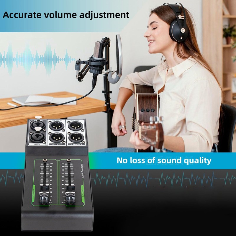 Passive Volume Control 1 in 2 Out All Metal Lossless