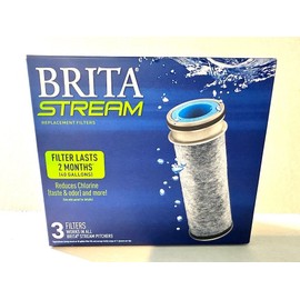 BRITA Stream Filters - Replacement Filter Cartridges (3 in a Box, New & Sealed )