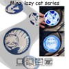 Cute Cat Soy Sauce Plate Set of 4, Japanese Ceramic