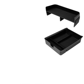 Karltys 2PCS Car Organizers and Storage for 2023-2025 2026 Honda Pilot/Passport 2026 Center Console Organizer, Armrest Storage Box for Honda Pilot 2025 Accessories with Non-Slip Silicone Mat