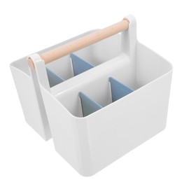 Ciieeo Portable Pen Storage Box with Handle Multi Functional Organizer for Art Supplies Makeup and Stationery Compact Design Mist and Efficient Craft