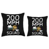 200 MPH Squad Autumn Leaf Blower Throw Pillow
