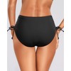 Zmart Women Full Coverage Bikini Bottom Adjustable Side Tie Swim