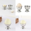 4PCS Egg Cup Set 40ml Stainless Steel High Temperature Resistant