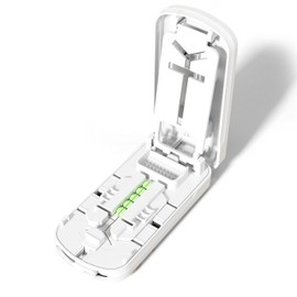 YULIKIKER Portable Dual-Blade Pill Cutter – Precision 1/2, 1/3, 1/4 Tablet Splitter with Silicone Grip & Safety Lock for Small/Large Pills, Upgraded Version