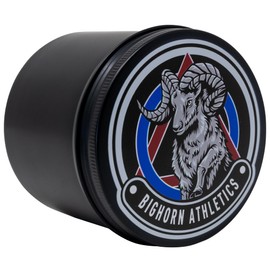 Bighorn Athletics Aluminium Black Pro-Series Tin Can Holder for Athletic Finger Tape, Medium (Tape Sold Separately)