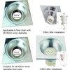 Odor Proof Shower Floor Drain Backflow Preventer Drain Stopper One