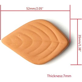 Calsgkspray Brown Mini Sugar Keeper Saver for Keeping Moist Fresh Reusable Leaf Clay Keep Conditioning Humidity Kitchen Gadgets Storage Containers Sets Food Containers Food Storage